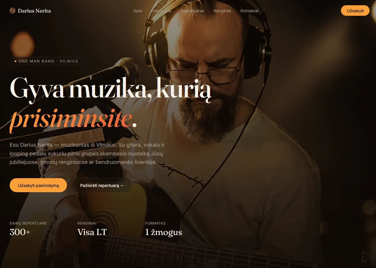 Muzikanto svetainė